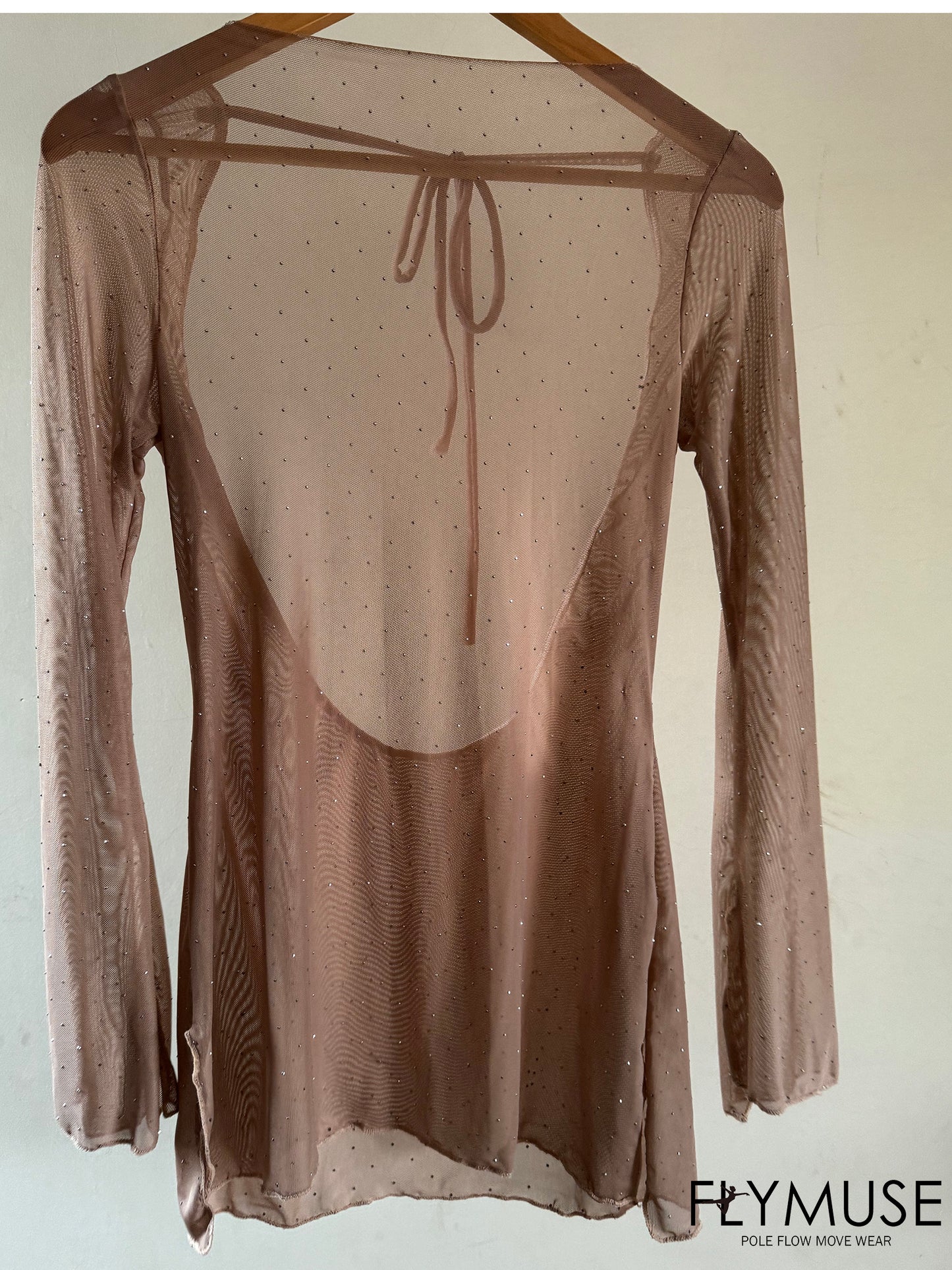 customerized rheinstone dress