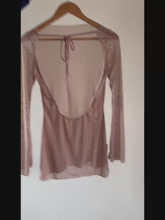 customerized rheinstone dress